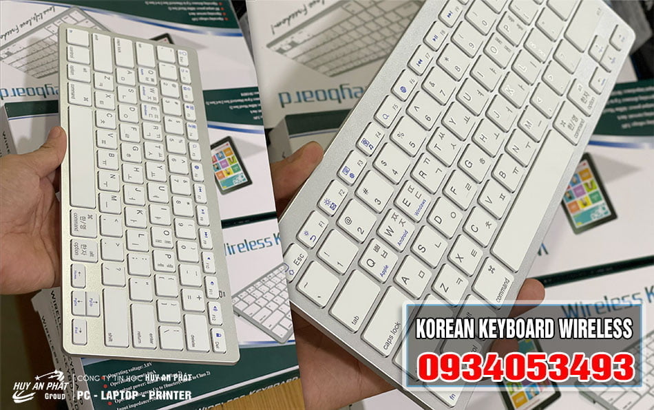 Bàn Phím Máy Tính Tiếng Hàn Không Dây Bàn Phím Máy Tính Tiếng Hàn Không Dây